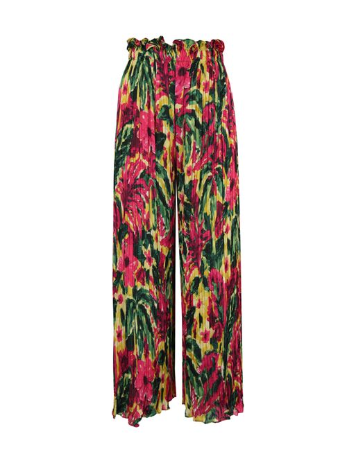 Pantalone Balestrate con stampa TPN | BALESTRATE 242S5MAGENTA-GIALLO